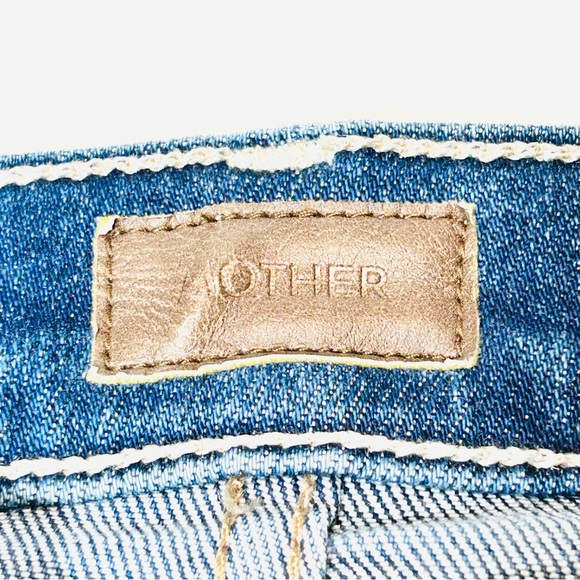 MOTHER jeans The Weekender Fray Flare jeans Take it Easy stretchy women size 26 - Picture 5 of 9